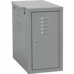 Global Industrial™ Security Computer CPU Enclosed Cabinet Side Car, Dark Gray