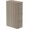Safco® Skinny Pedestal, Tall, 23"D x 10-3/4"W x 38-1/2"H, Textured Driftwood