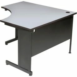 Interion By Global Industrial Interion® 48"W Corner Desk - Gray -Outlet Desks & Workstations Store 248993GY 07