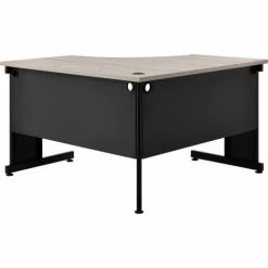 Interion By Global Industrial Interion® 48"W Corner Desk - Rustic Gray -Outlet Desks & Workstations Store 248993RGY 02 1