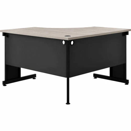Interion By Global Industrial Interion® 48"W Corner Desk - Rustic Gray 3 Interion By Global Industrial Interion® 48"W Corner Desk - Rustic Gray - Image 3