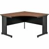 Interion By Global Industrial Interion® 48"W Corner Desk - Walnut