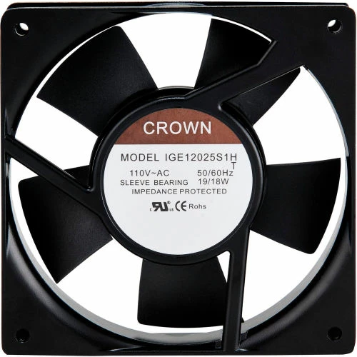 AC Fan Kit For Global Industrial™ Computer Security Cabinet & Audio-Visual Cart 6 AC Fan Kit For Global Industrial™ Computer Security Cabinet & Audio-Visual Cart - Image 6