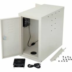Global Industrial™ Computer CPU Side Cabinet with Front/Rear Doors and 2 Exhaust Fans, Beige 22 Global Industrial™ Computer CPU Side Cabinet with Front/Rear Doors and 2 Exhaust Fans, Beige -Outlet Desks & Workstations Store 249309JBG 06 1