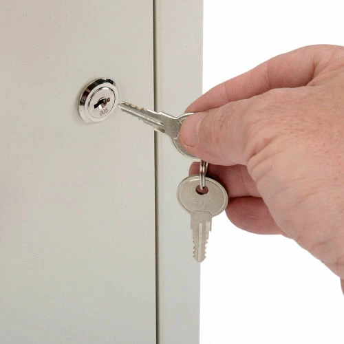 Global Industrial™ Computer CPU Side Cabinet with Front/Rear Doors and 2 Exhaust Fans, Beige 9 Global Industrial™ Computer CPU Side Cabinet with Front/Rear Doors and 2 Exhaust Fans, Beige - Image 9