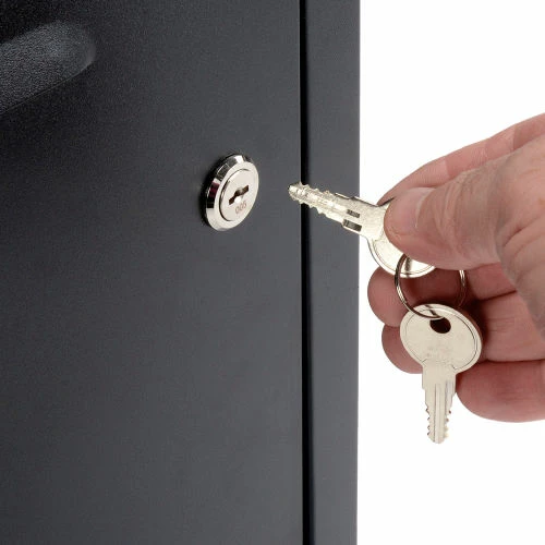 Global Industrial™ CPU Side Cabinet with Front/Rear Doors and 2 Exhaust Fans - Black 9 Global Industrial™ CPU Side Cabinet with Front/Rear Doors and 2 Exhaust Fans - Black - Image 9