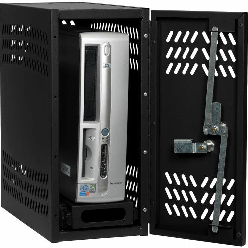 Datum Small Hanging CPU Locker CPU1-T25, Black 3 Datum Small Hanging CPU Locker CPU1-T25, Black - Image 3