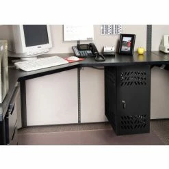 Datum Large Hanging CPU Locker CPU2-T25, Black 14 Datum Large Hanging CPU Locker CPU2-T25, Black -Outlet Desks & Workstations Store 249453BK 04 1