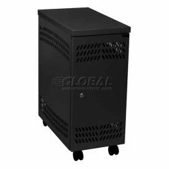 Datum Large Mobile CPU Locker CPU2-M, Black
