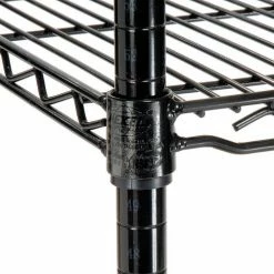 Nexel 4-Shelf Mobile Wire Computer LAN Workstation w/ Keyboard Tray, 48"W x 18"D x 69"H, Black 17 Nexel 4-Shelf Mobile Wire Computer LAN Workstation w/ Keyboard Tray, 48"W x 18"D x 69"H, Black -Outlet Desks & Workstations Store 250114BK 07