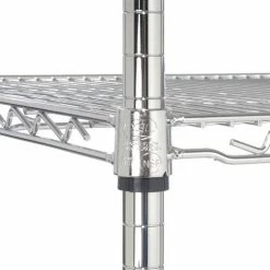 Nexel 4-Shelf Mobile Wire Computer LAN Workstation w/Keyboard Tray, 48"W x 24"D x 69"H, Chrome 22 Nexel 4-Shelf Mobile Wire Computer LAN Workstation w/Keyboard Tray, 48"W x 24"D x 69"H, Chrome -Outlet Desks & Workstations Store 250116 08