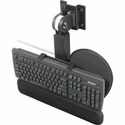 Global Industrial™ Flip-Up Keyboard & Mouse Tray For Orbit Workstation -Outlet Desks & Workstations Store 250966 02
