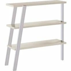 Safco® Mirella 3 Shelf Bookshelf, 13-1/2"D x 36"W x 38"H, White Ash