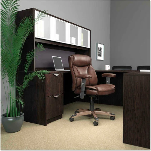 Alera® Credenza Shell - 70-7/8"W x 23-5/8"D x 29-5/8"H - Espresso - Valencia Series 3 Alera® Credenza Shell - 70-7/8"W x 23-5/8"D x 29-5/8"H - Espresso - Valencia Series - Image 3