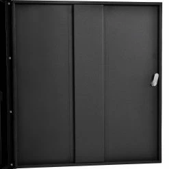 Global Industrial™ Mobile LCD Console Computer Cabinet, Black -Outlet Desks & Workstations Store 273115BK 24