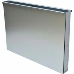 Omnimed® Standard Wall Desk, Anodized Aluminum -Outlet Desks & Workstations Store 291501 Closed Side