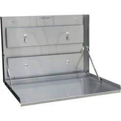 Omnimed® Standard Wall Desk, Stainless Steel