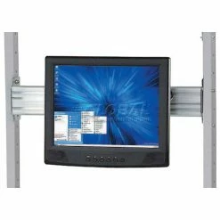 Global Industrial™ Flat Panel Monitor Track For 24" LAN Station
