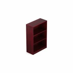Global Furniture Group Offices To Go™ 2 Shelf Bookcase in Mahogany - Executive Modular Furniture