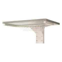 Global Industrial™ Mobile Computer Cart, 27"W x 24-1/2"D x 41"H, Beige -Outlet Desks & Workstations Store 309235BG 04