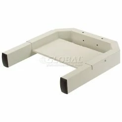 Global Industrial™ Mobile Computer Cart, 27"W x 24-1/2"D x 41"H, Beige -Outlet Desks & Workstations Store 309235BG 09