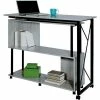 Safco® Mood Standing Height Desk w/ Rotating Work Surface, 21-3/4"D x 53-1/4"W x 42-1/4"H, Gray