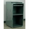 Stackbin Open Computer Cabinet, 27"W x 24"D x 42"H, Blue