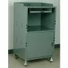 Stackbin Mobile Computer Cabinet, 27"W x 24"D x 50"H, Black