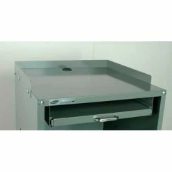 Stackbin Mobile Computer Cabinet, 27"W x 24"D x 50"H, Black -Outlet Desks & Workstations Store 4 WSCC 2