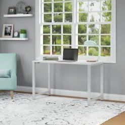 Bush Business Furniture Bush Furniture 48"W x 24"D Table Desk - White - 400 Series