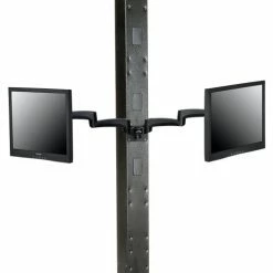 Global Industrial Dual Arm Adaptor For Fixed Height or Gas Spring Monitor Arms, Black 11 Global Industrial Dual Arm Adaptor For Fixed Height or Gas Spring Monitor Arms, Black -Outlet Desks & Workstations Store 436947BK 02