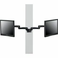 Global Industrial Dual Arm Adaptor For Fixed Height or Gas Spring Monitor Arms, Black 14 Global Industrial Dual Arm Adaptor For Fixed Height or Gas Spring Monitor Arms, Black -Outlet Desks & Workstations Store 436947BK 05