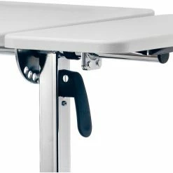 Global Industrial Tilting Adjustable Height Mobile Laptop Desk, 36"W, White -Outlet Desks & Workstations Store 436966WG 08