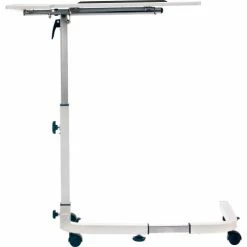 Global Industrial Tilting Adjustable Height Mobile Laptop Desk, 36"W, White -Outlet Desks & Workstations Store 436966WG 12
