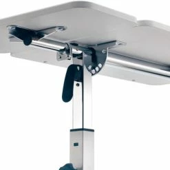 Global Industrial Tilting Adjustable Height Mobile Laptop Desk, 36"W, White -Outlet Desks & Workstations Store 436966WG 14
