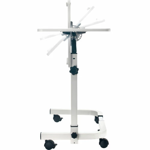Global Industrial Tilting Adjustable Height Mobile Laptop Desk, 30"W, White 15 Global Industrial Tilting Adjustable Height Mobile Laptop Desk, 30"W, White - Image 15