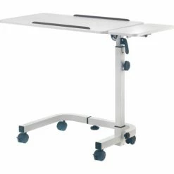Global Industrial Tilting Adjustable Height Mobile Laptop Desk, 30"W, White 25 Global Industrial Tilting Adjustable Height Mobile Laptop Desk, 30"W, White -Outlet Desks & Workstations Store 436966WH 06