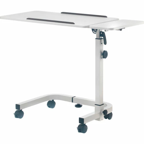 Global Industrial Tilting Adjustable Height Mobile Laptop Desk, 30"W, White 7 Global Industrial Tilting Adjustable Height Mobile Laptop Desk, 30"W, White - Image 7