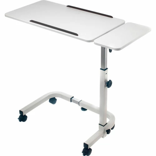 Global Industrial Tilting Adjustable Height Mobile Laptop Desk, 30"W, White 11 Global Industrial Tilting Adjustable Height Mobile Laptop Desk, 30"W, White - Image 11