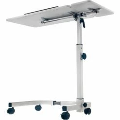 Global Industrial Tilting Adjustable Height Mobile Laptop Desk, 30"W, White 30 Global Industrial Tilting Adjustable Height Mobile Laptop Desk, 30"W, White -Outlet Desks & Workstations Store 436966WH 11