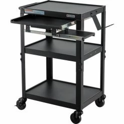 Keyboard Tray For Global Industrial™ Powered Laptop Carts -Outlet Desks & Workstations Store 436994BK 04