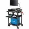 Global Industrial Mobile Powered Laptop Cart with 100AH Battery