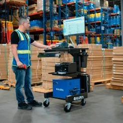 Global Industrial Orbit Mobile Powered Cart with 100AH Battery -Outlet Desks & Workstations Store 436999BK 19