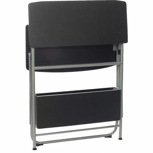 Comfort Products OneSpace 50-1010QA Freeley Folding Computer Desk, Black/Silver 6 Comfort Products OneSpace 50-1010QA Freeley Folding Computer Desk, Black/Silver - Image 6