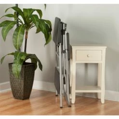 Comfort Products OneSpace 50-1010QA Freeley Folding Computer Desk, Black/Silver 15 Comfort Products OneSpace 50-1010QA Freeley Folding Computer Desk, Black/Silver -Outlet Desks & Workstations Store 50 1010QA 6