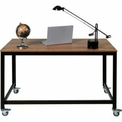 OneSpace Mobile Loft Writing Desk - Steel with Wood Surface 15 OneSpace Mobile Loft Writing Desk - Steel with Wood Surface -Outlet Desks & Workstations Store 50 JN1605DSK BACK