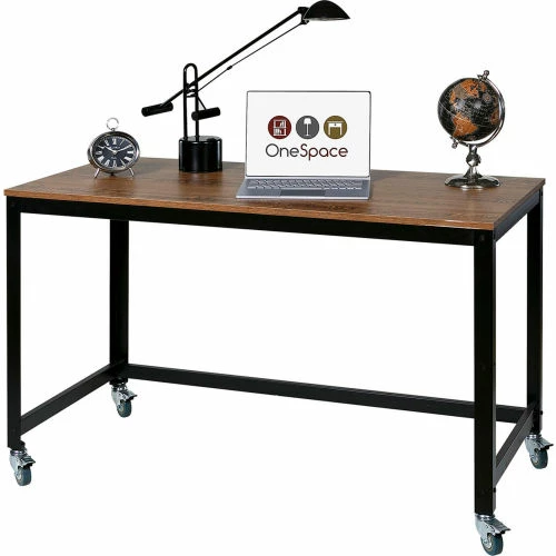 OneSpace Mobile Loft Writing Desk - Steel with Wood Surface 2 OneSpace Mobile Loft Writing Desk - Steel with Wood Surface - Image 2