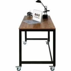 OneSpace Mobile Loft Writing Desk - Steel with Wood Surface 16 OneSpace Mobile Loft Writing Desk - Steel with Wood Surface -Outlet Desks & Workstations Store 50 JN1605DSK SIDE L