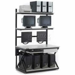 Kendall Howard 48" Performance 200 Series LAN Station with Full Bottom Shelf, Folkstone Gray 9 Kendall Howard 48" Performance 200 Series LAN Station with Full Bottom Shelf, Folkstone Gray -Outlet Desks & Workstations Store 5000 3 200 48 B
