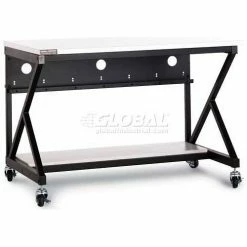 Kendall Howard 48" Performance 400 Series LAN Station with Half Bottom Shelf, Folkstone Gray 7 Kendall Howard 48" Performance 400 Series LAN Station with Half Bottom Shelf, Folkstone Gray -Outlet Desks & Workstations Store 5000 3 400 48 A